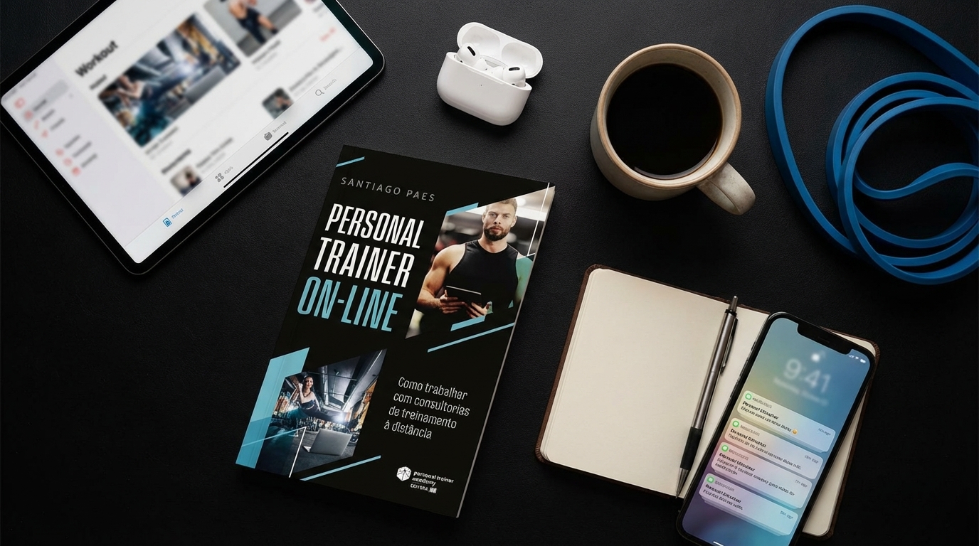 Workspace com livro Personal Trainer On-line