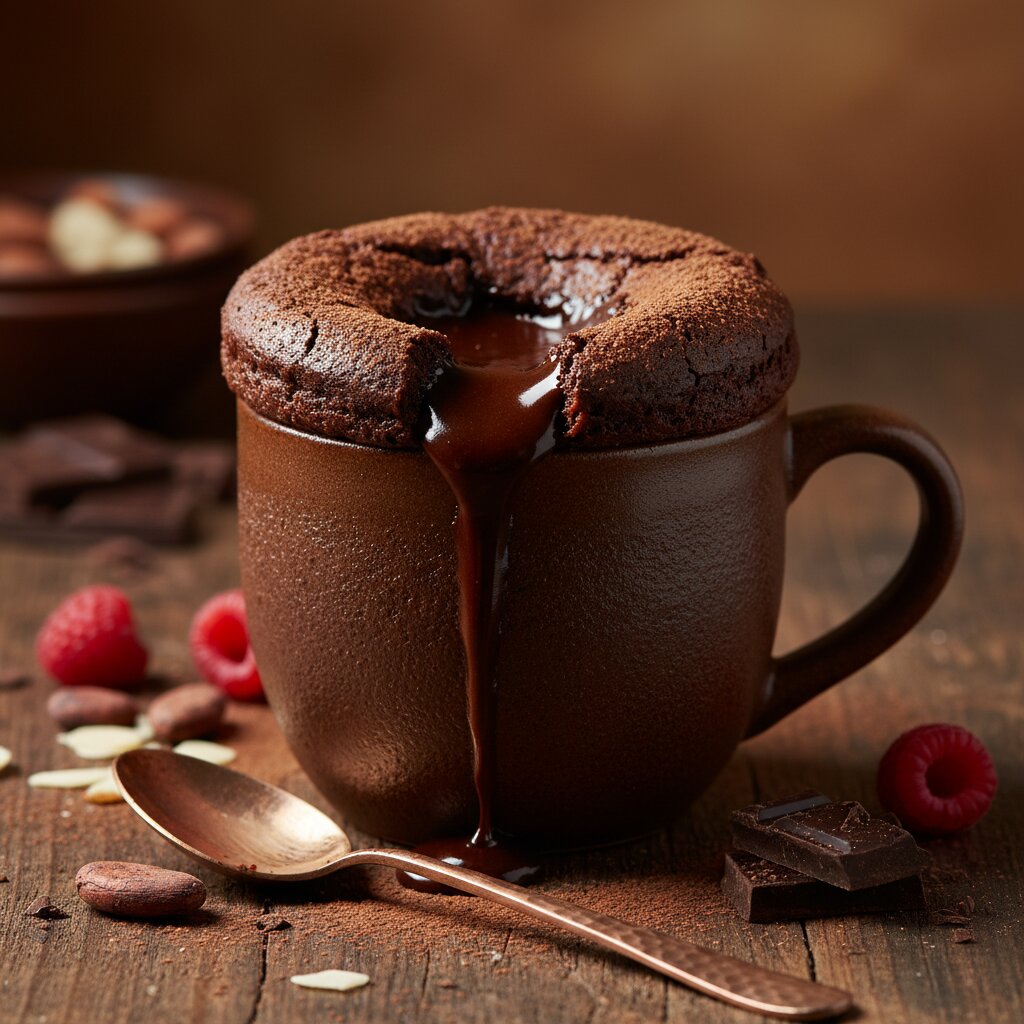 Bolo de Caneca de Chocolate