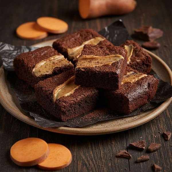 Brownie de batata-doce