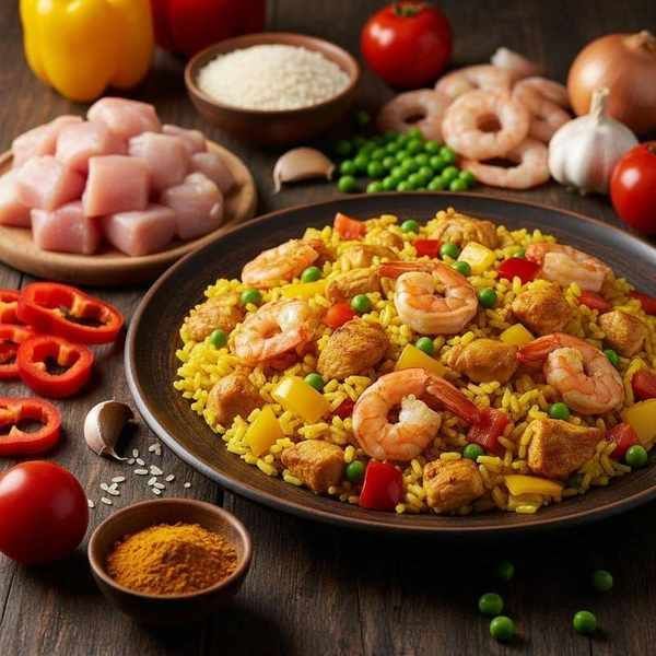 Paella proteica