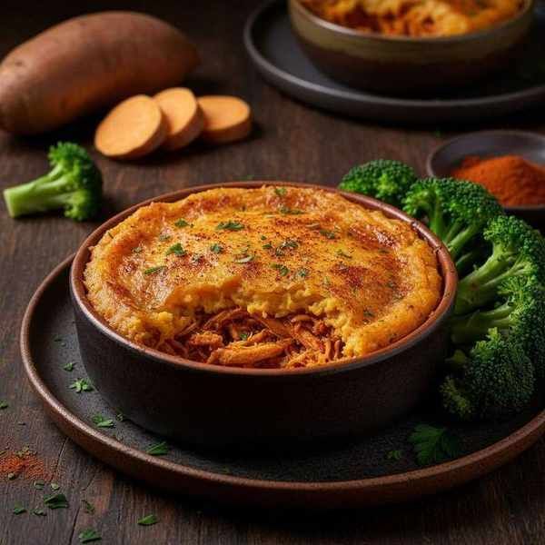 Escondidinho de Frango com Páprica