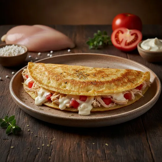Tapioca de Frango
