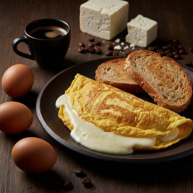 Omelete Reforçada com Pão