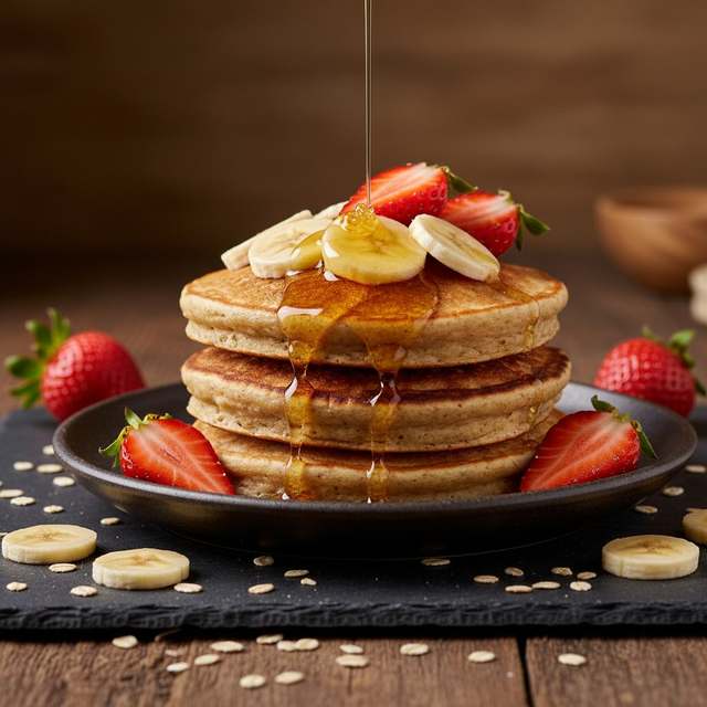 Panqueca de Aveia com Frutas