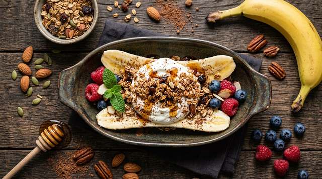 Banana Split Saudável