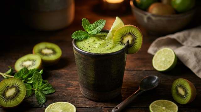 Vitamina de Kiwi da Noite